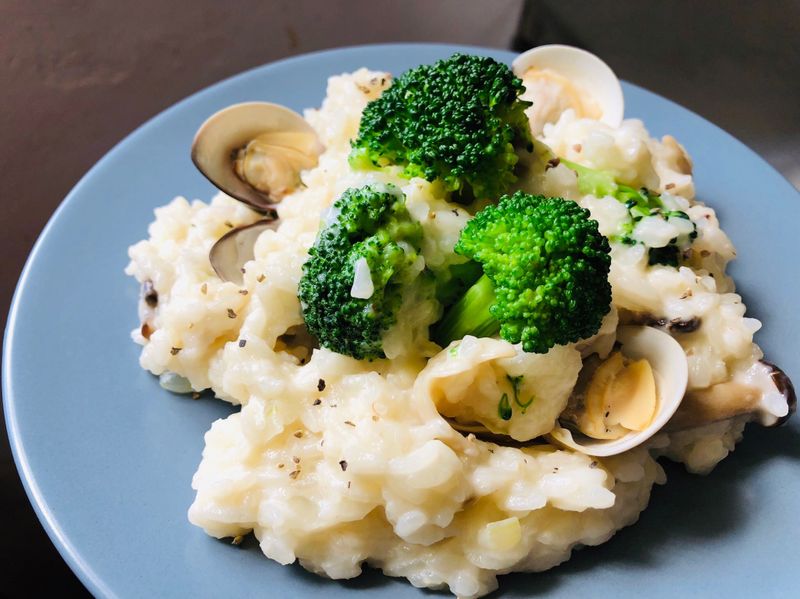 奶油蘑菇燉飯