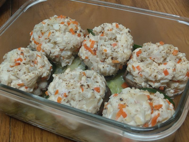 香菇雞胸肉球