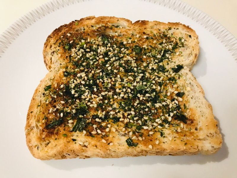 【懶 - 罐頭料理】海苔鹹味吐司（早餐）