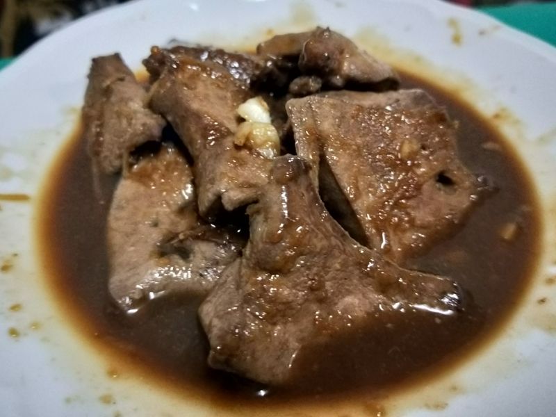 無油醬燒豬肝