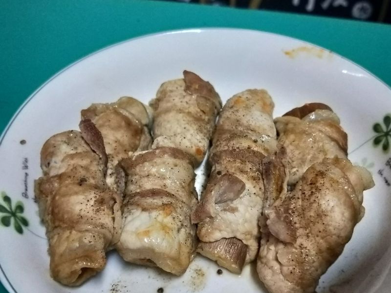 減肥料理-茄子肉片卷