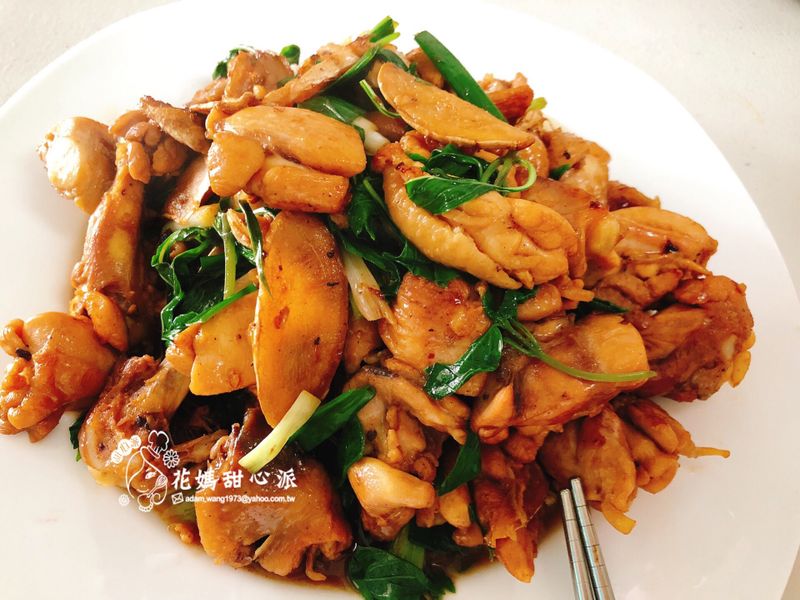 塔香煨雞(家常料理)
