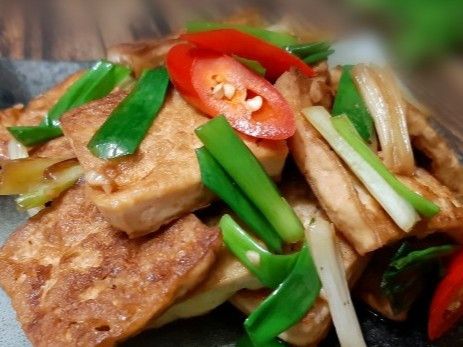 蔥燒豆腐
