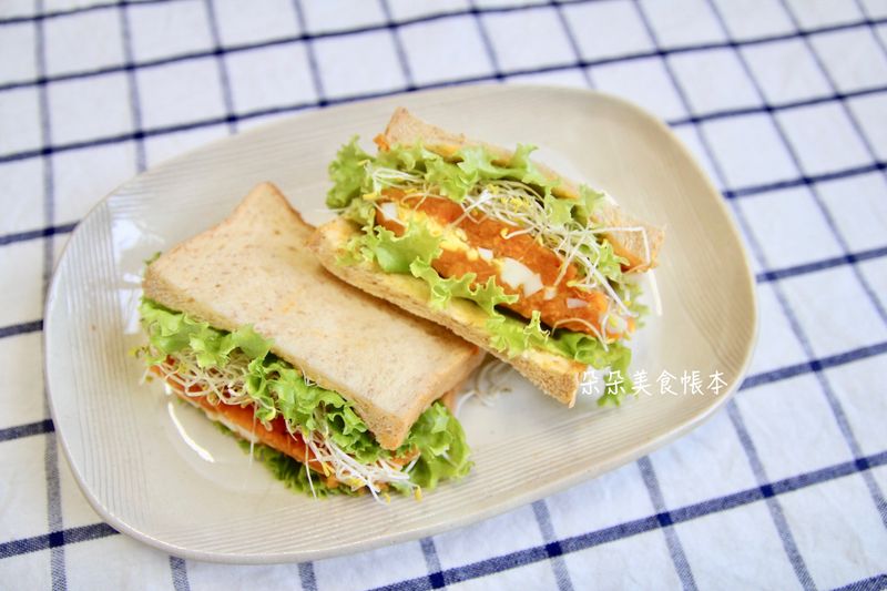 地瓜泥蛋沙拉三明治