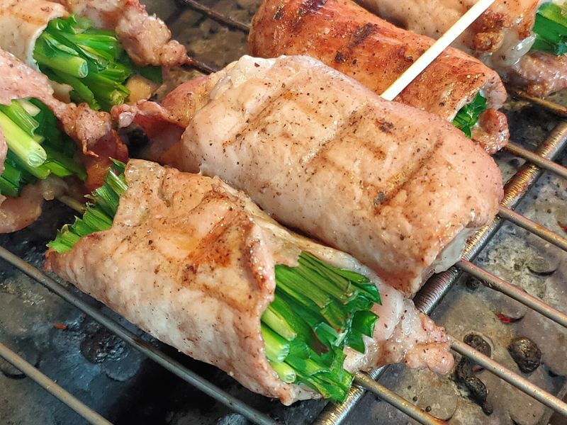 韭菜燒肉捲