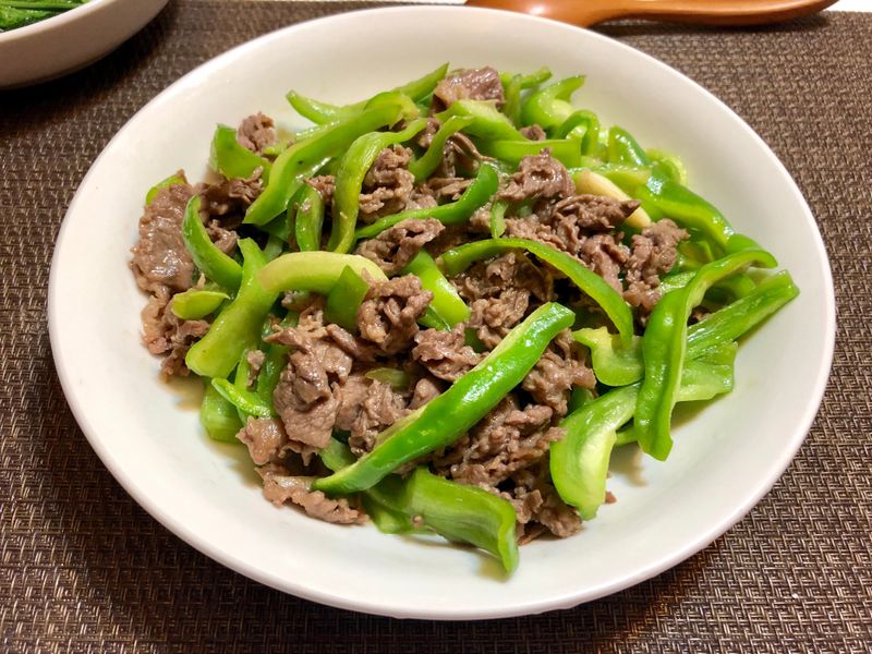青椒炒牛肉