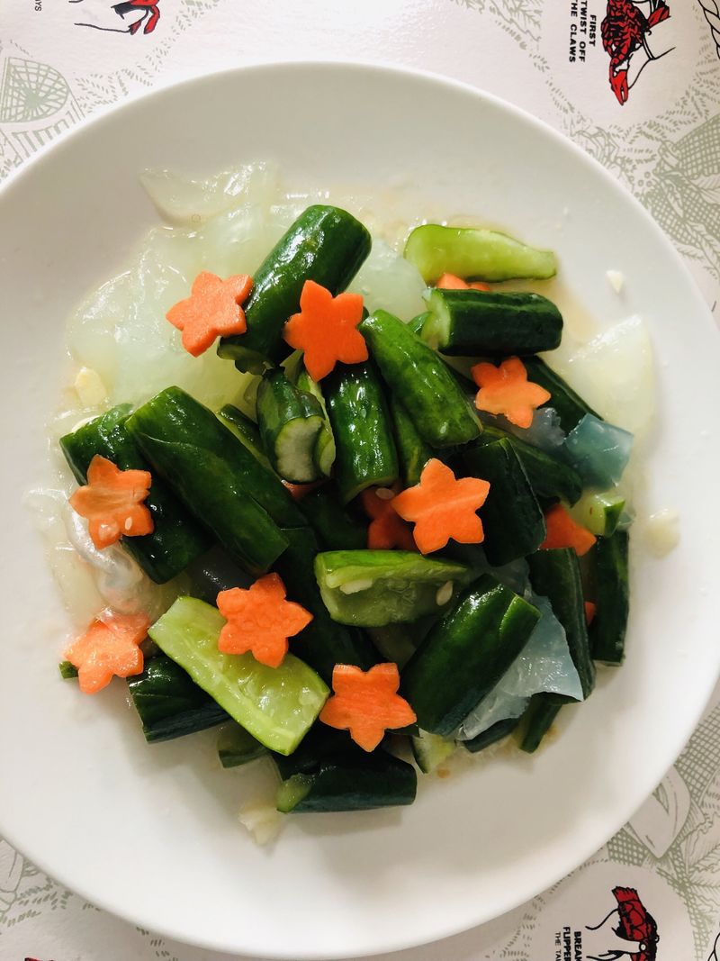 涼拌粉皮小黃瓜(簡單作)