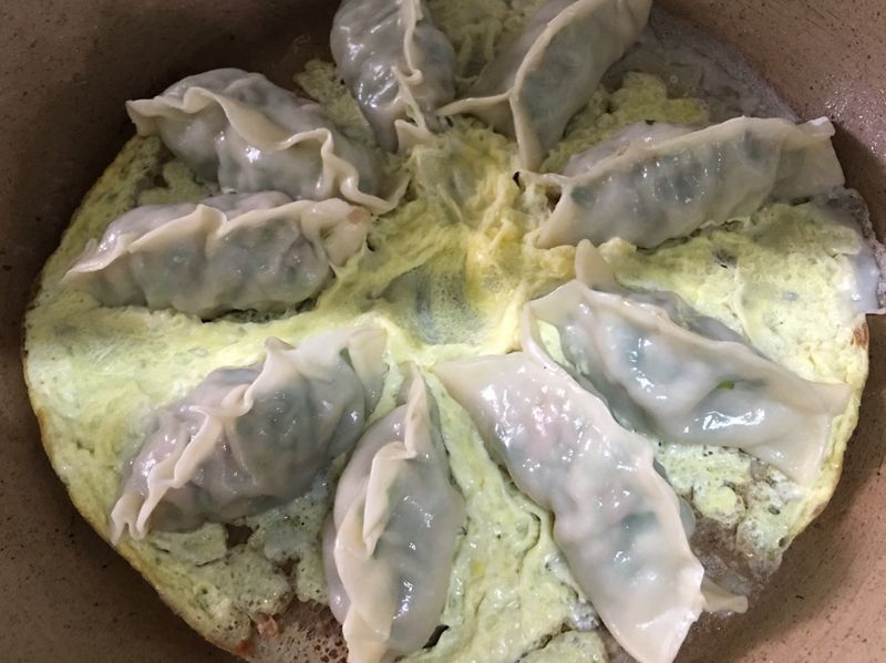 蛋花煎餃
