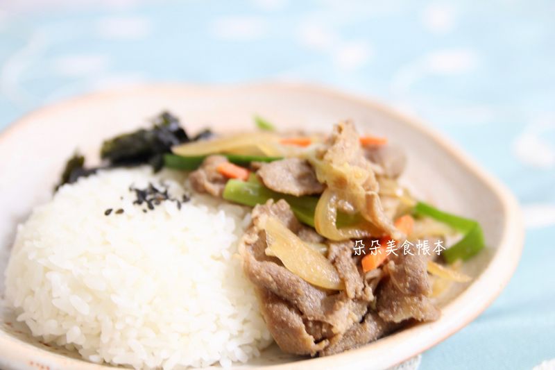 韓國烤肉飯 (自製醬汁)