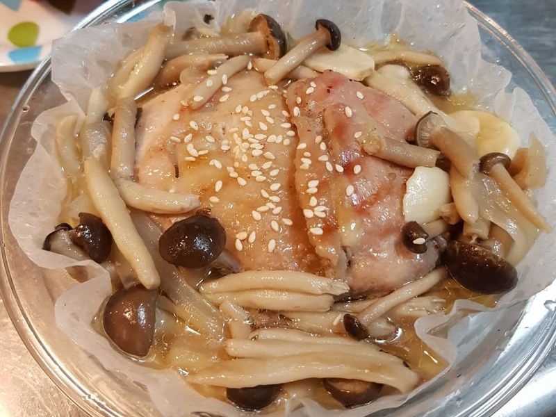 鑄鐵盤蒸雞腿