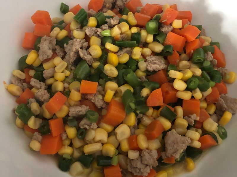 超下飯的 玉米絞肉