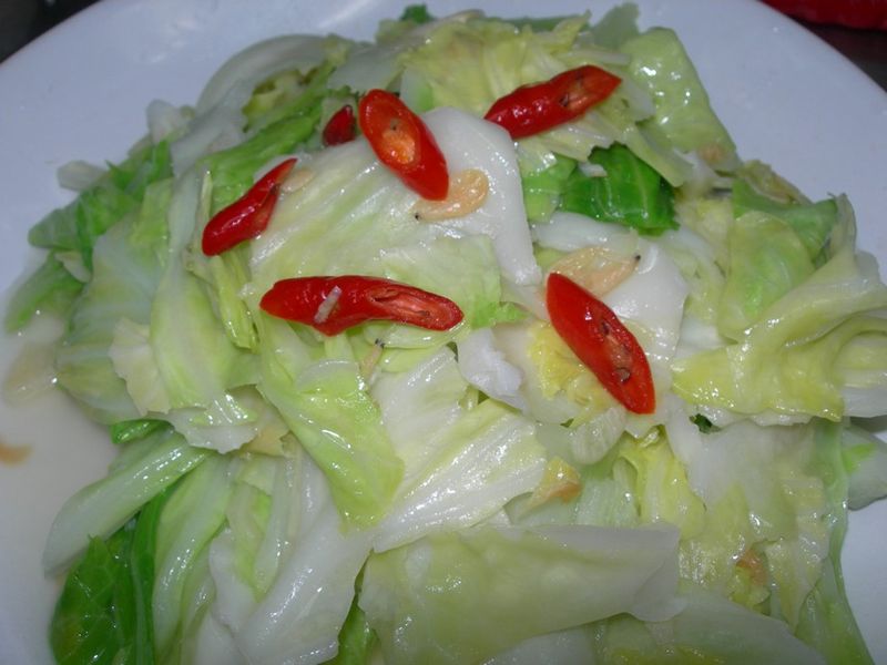 蝦皮蒜香高麗菜