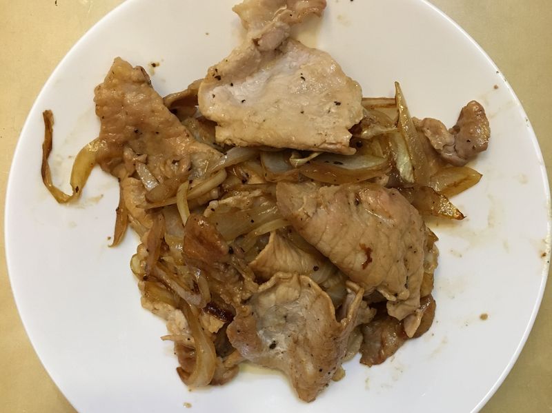 炒豬肉片