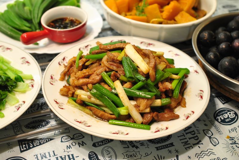蔥爆豬肉