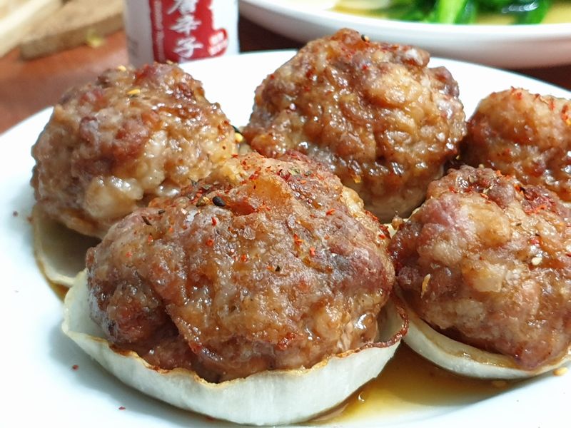 氣炸鍋做洋蔥鑲肉