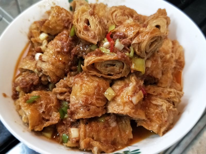 肉醬豆捲