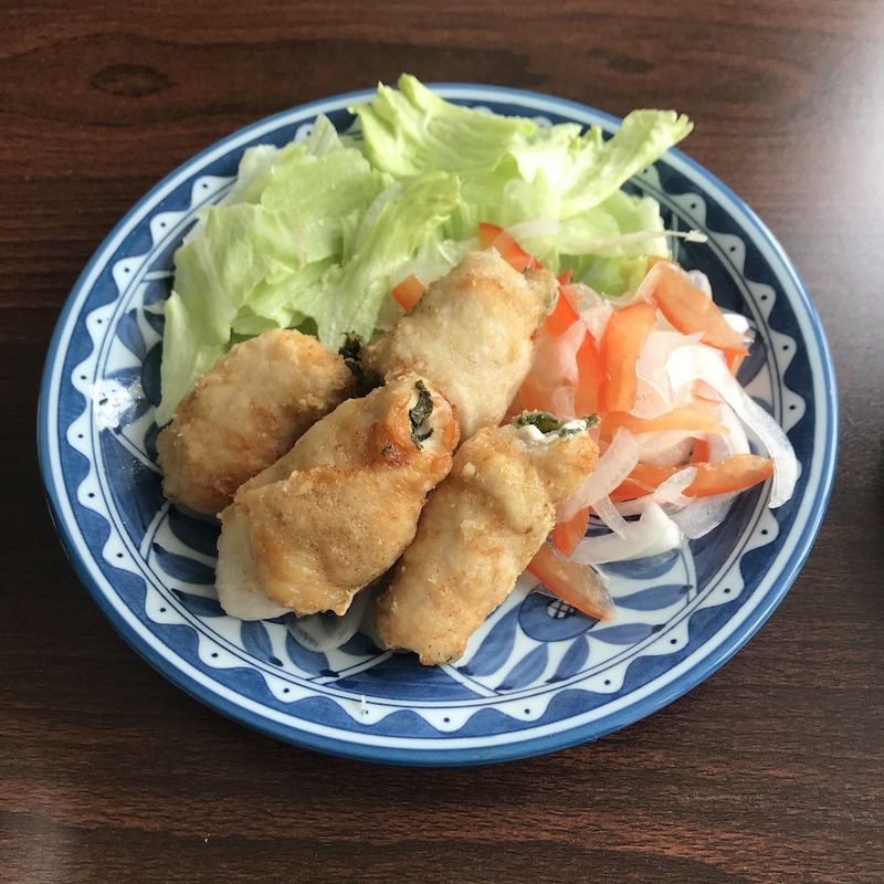日式紫蘇炸雞胸肉捲(高蛋白低卡)