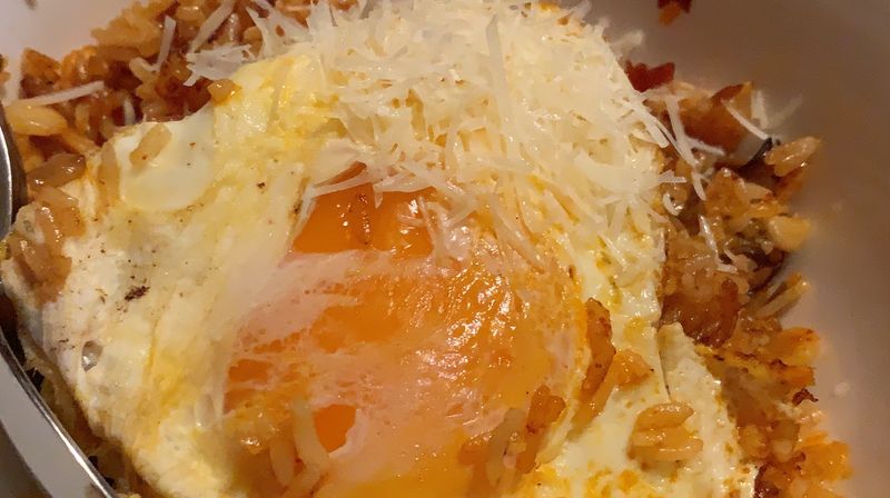 芝士泡菜炒飯