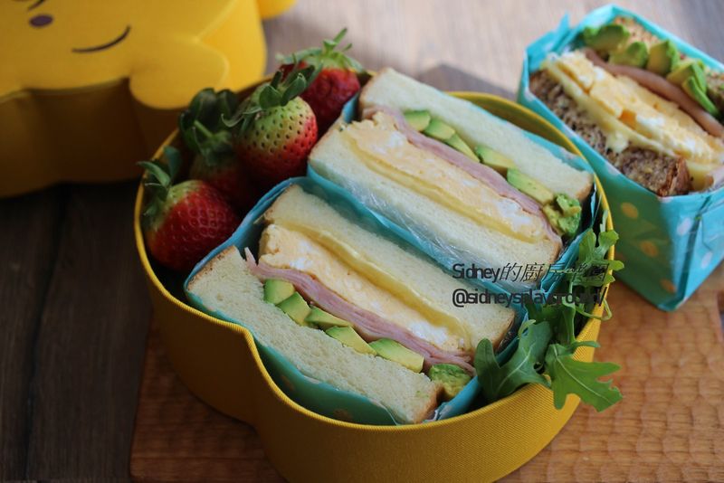 厚蛋三明治(附三明治包法)