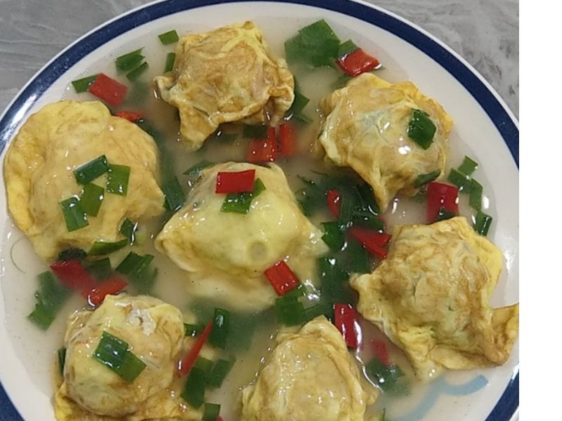 蛋包豬肉球
