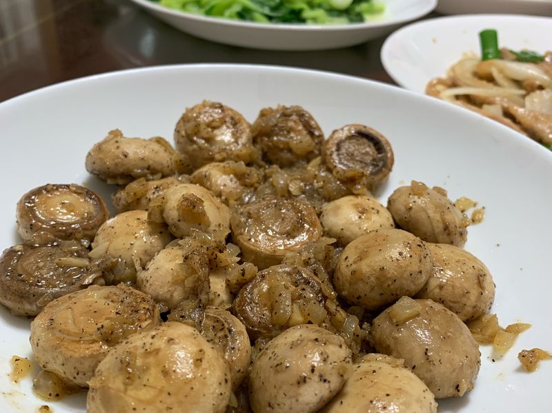 奶油胡椒蘑菇