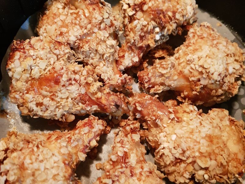 氣炸鍋麥片炸雞