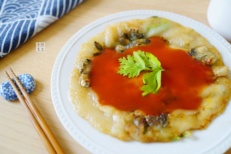 在家也可以吃到台灣夜市小吃~蚵仔煎!影音