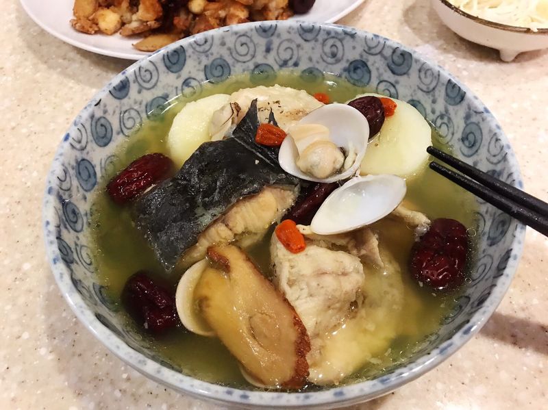 野生鱸鰻三吃(-)~養生湯