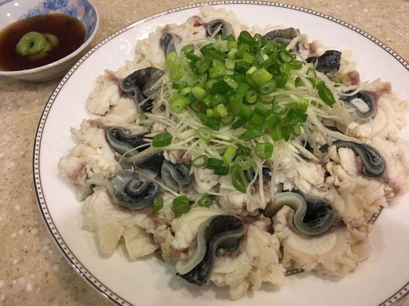 野生鱸鰻三吃(二)~川燙