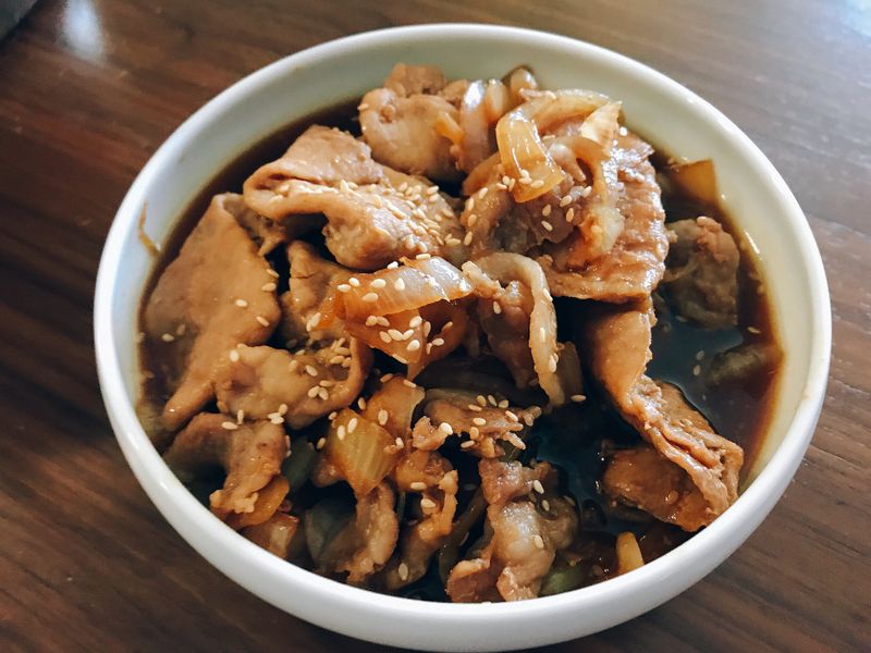 日式薑燒豬肉