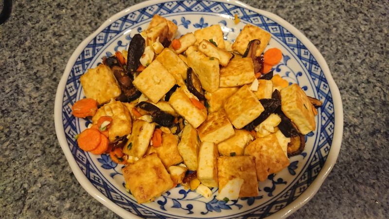 金沙豆腐