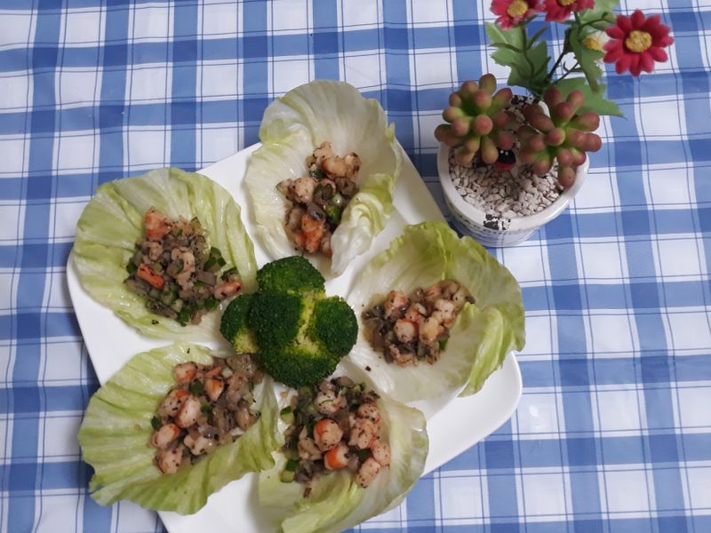 泰式舞菇蝦鬆（好菇道營養料理）