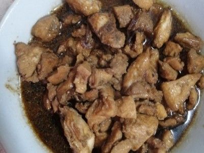 鸡肉黑酱油
