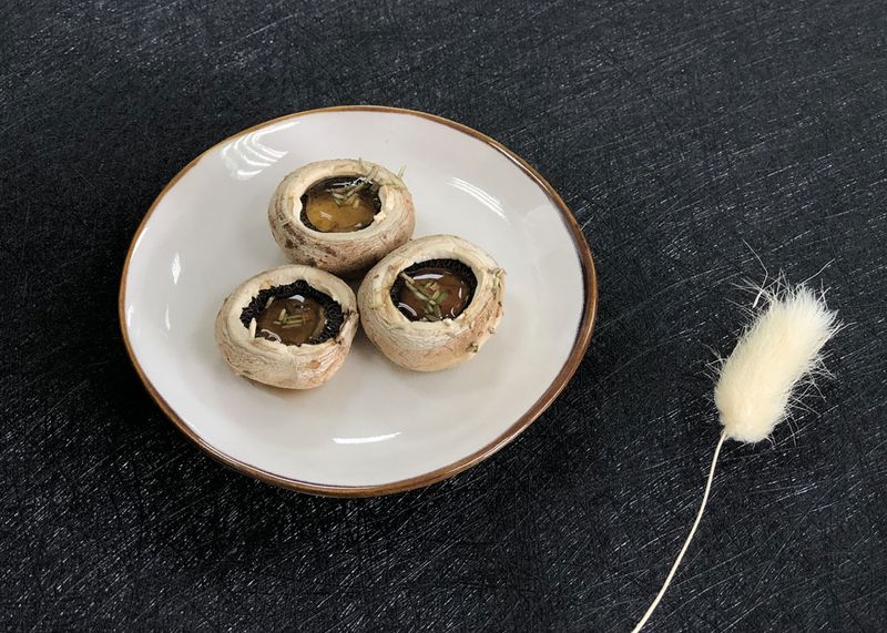 迷迭香烤蘑菇
