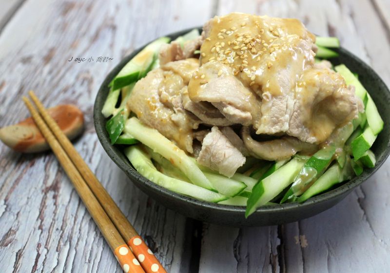胡麻醬輕盈黃瓜肉肉