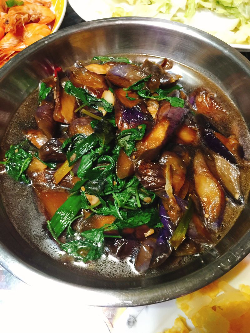 塔香茄子