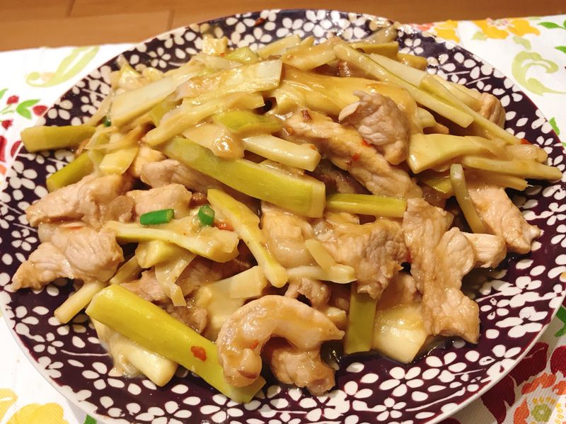 桂竹筍炒肉絲
