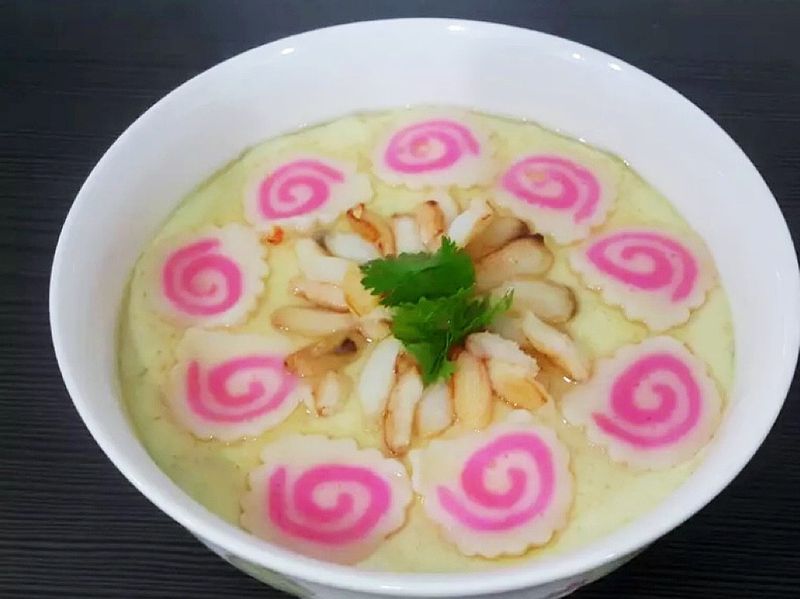 蟹肉蒸蛋