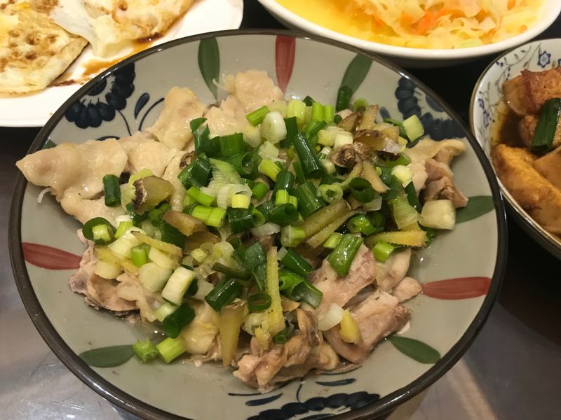 電鍋油蔥嫩雞