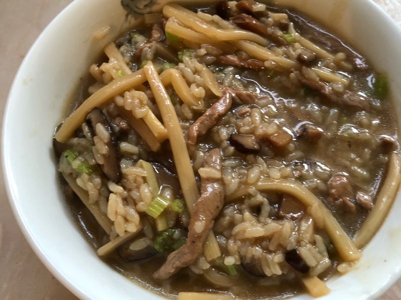 筍子鹹稀飯