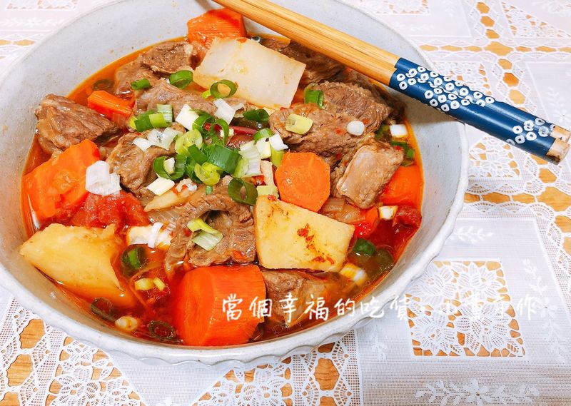 不辣爽口【紅燒牛腩】
