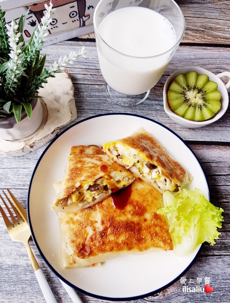 起士菇菇炒蛋盒子【好菇道營養料理】