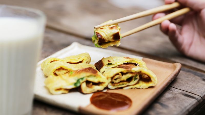 豆皮蛋餅｜禾乃川小廚房