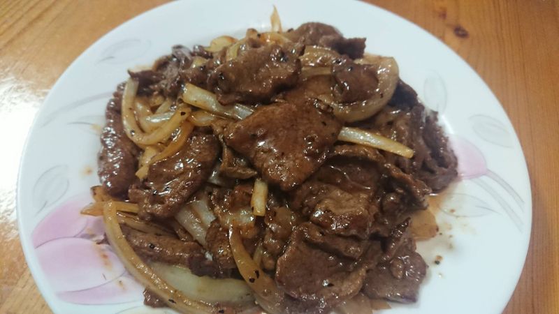 洋蔥板腱牛肉