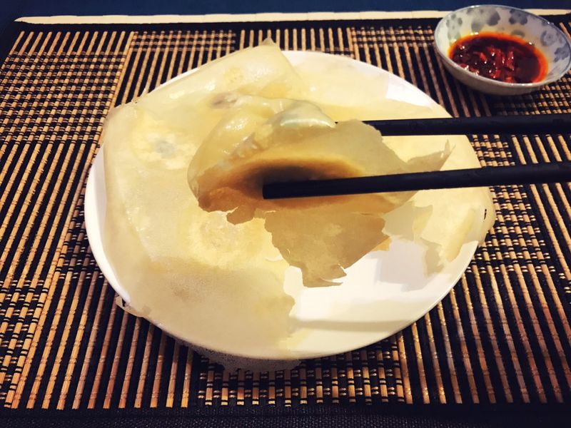 冰花煎餃
