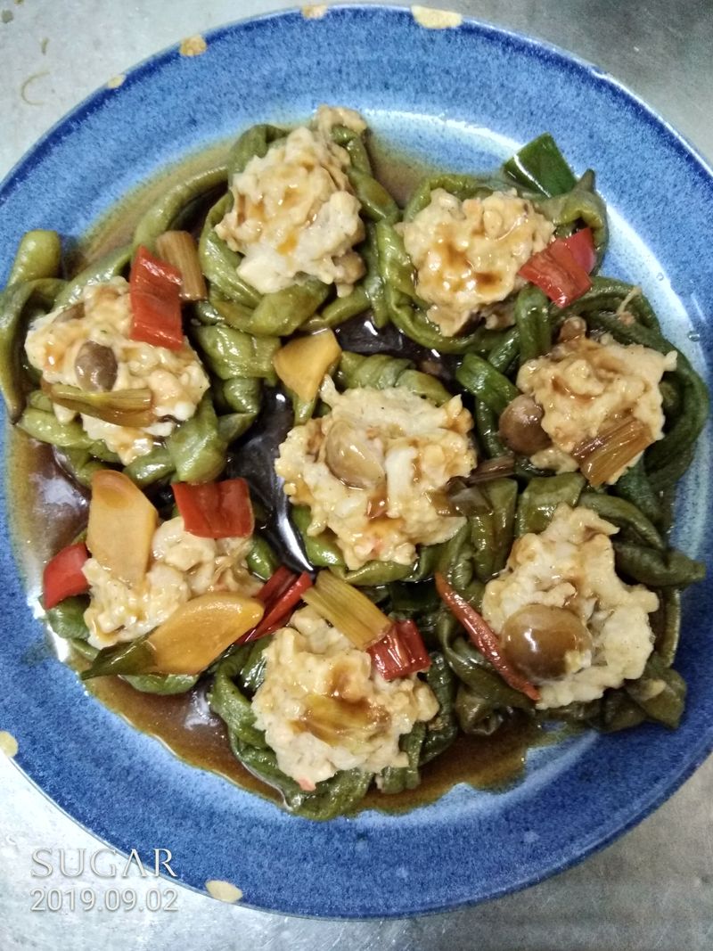 紅燒軟支菜豆花圈