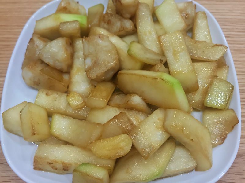 蒲瓜炒花枝丸