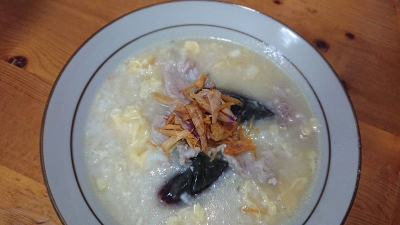 混蛋瘦肉粥