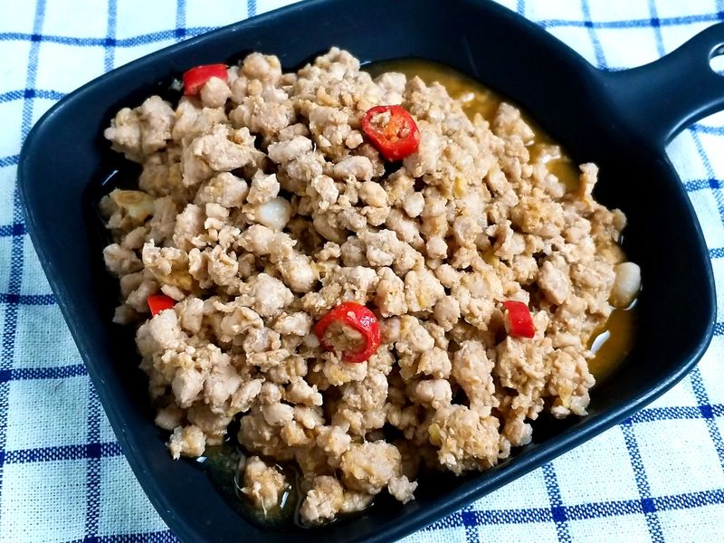 薑蒜炒肉末