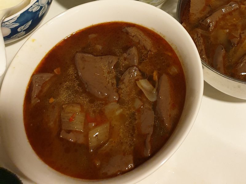 麻辣鴨血